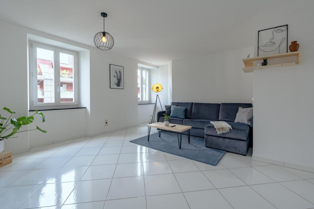 Apartment In The City Center With Free Parking Biel Exteriör bild