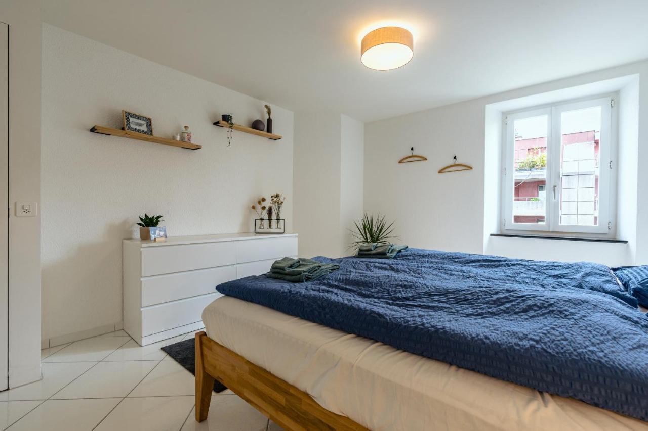 Apartment In The City Center With Free Parking Biel Exteriör bild