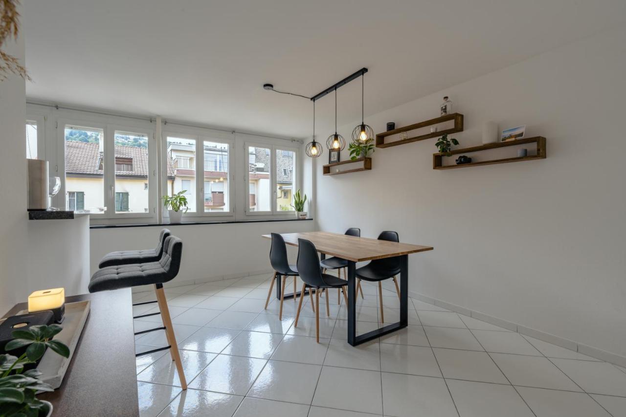 Apartment In The City Center With Free Parking Biel Exteriör bild
