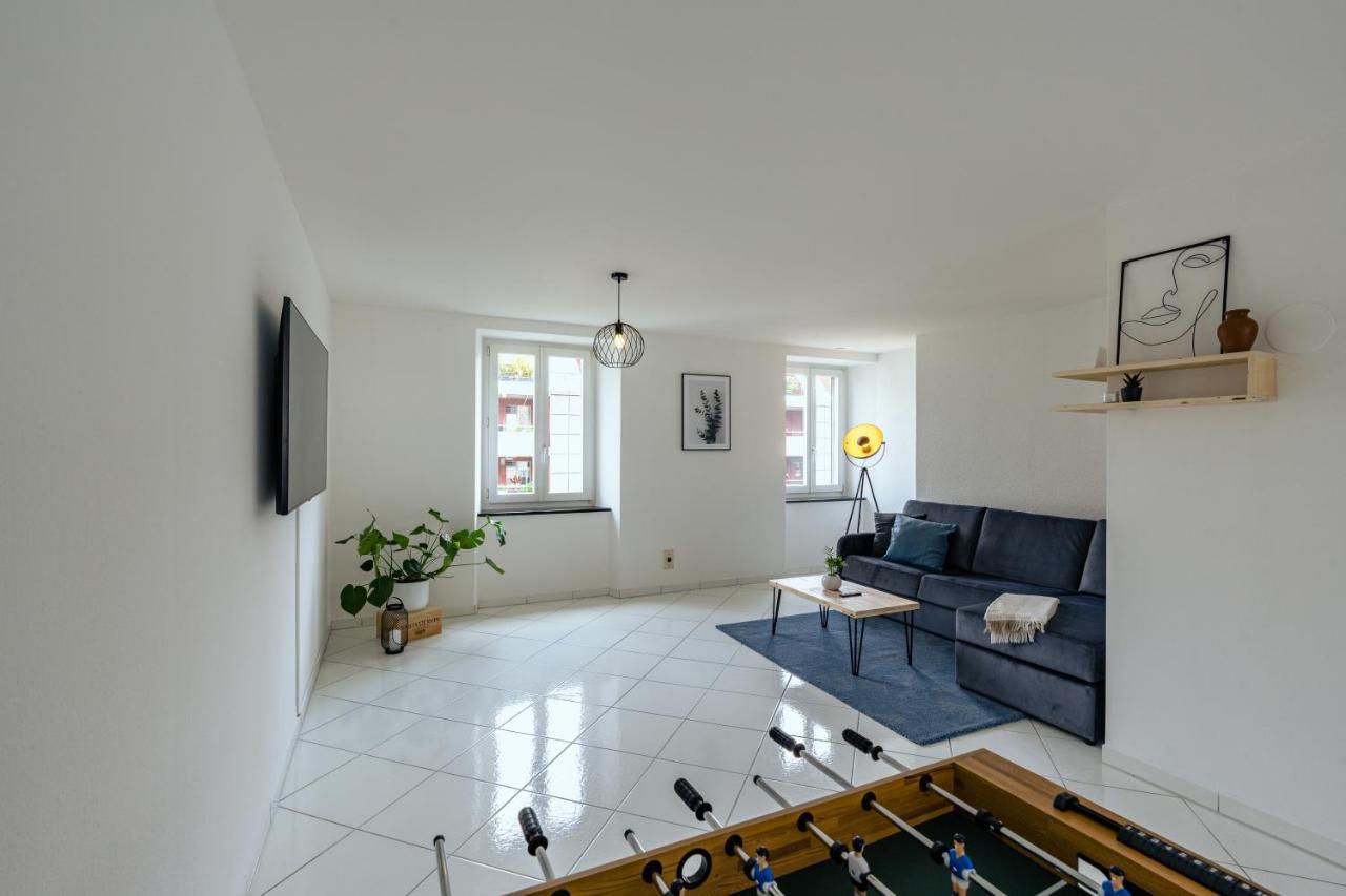 Apartment In The City Center With Free Parking Biel Exteriör bild