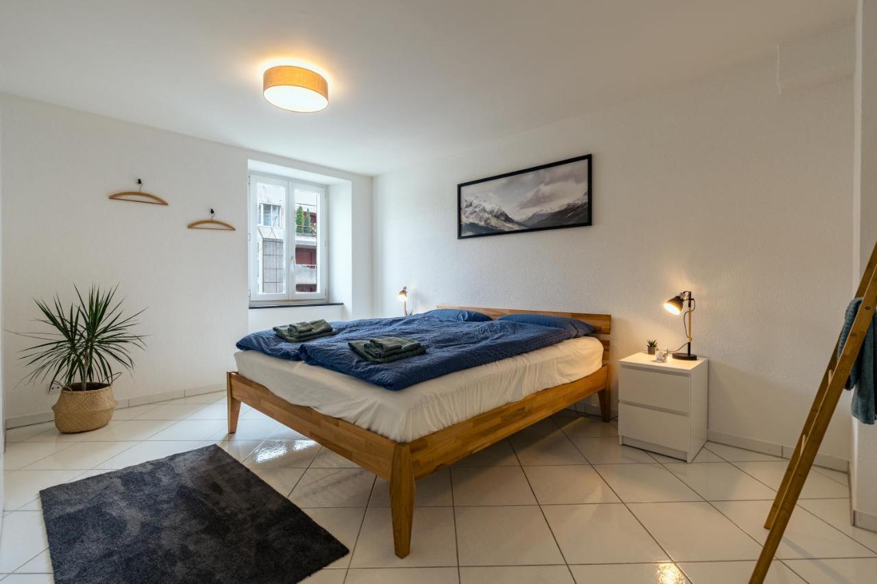 Apartment In The City Center With Free Parking Biel Exteriör bild